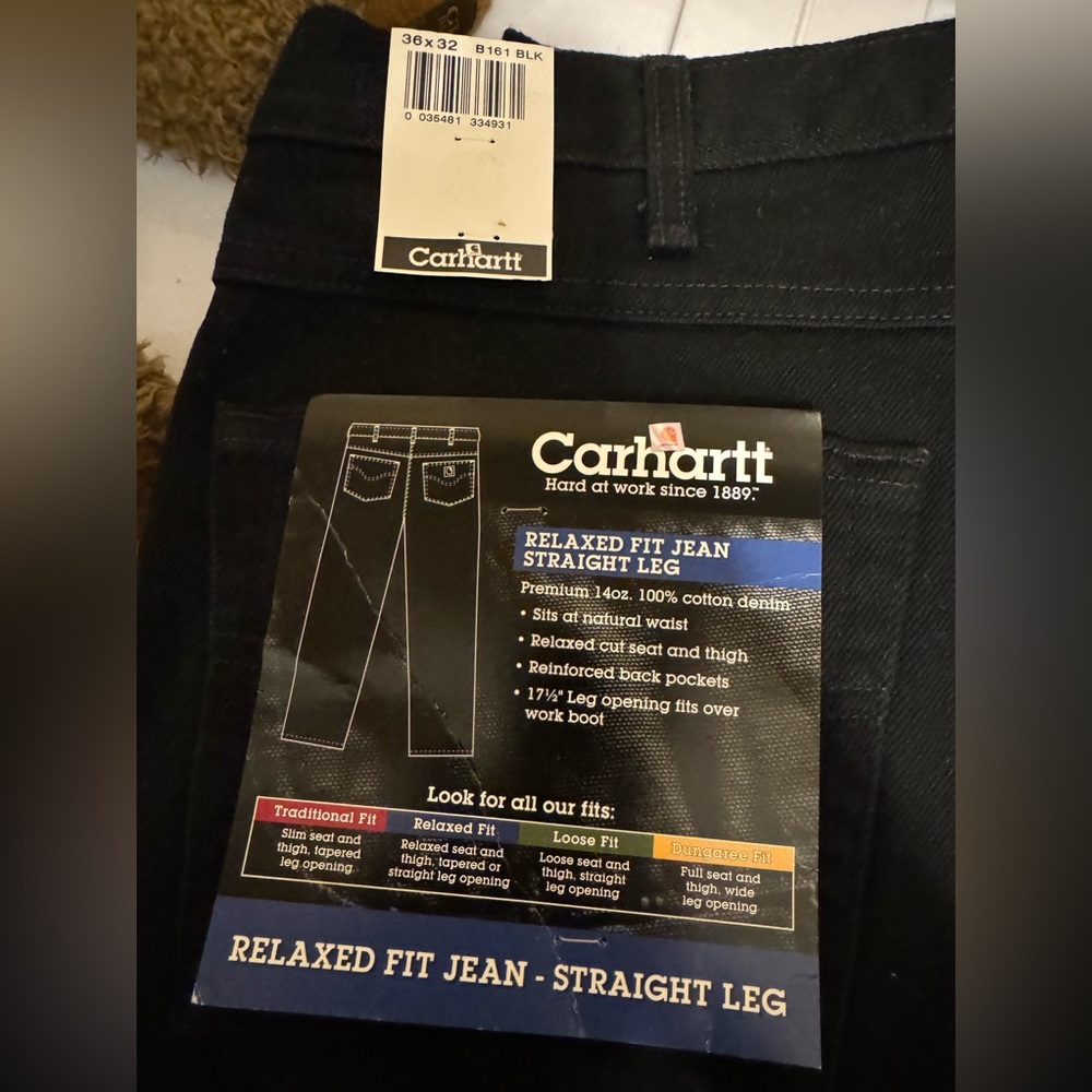 Carhart Black jeans